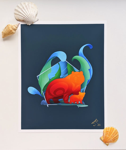Art Print: Spirit of the Bear