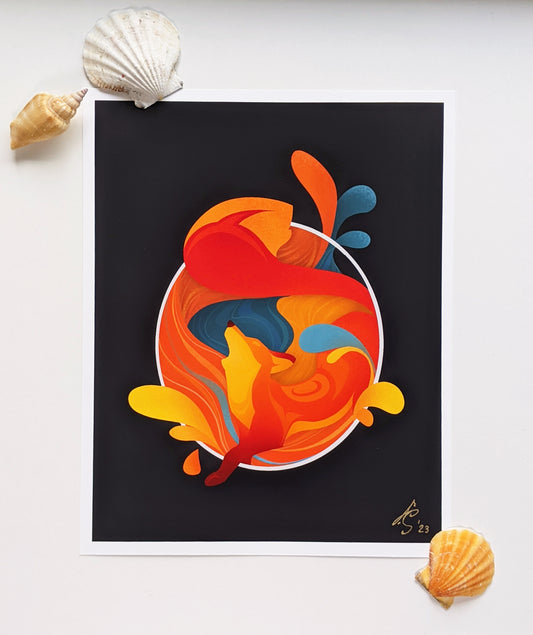 Art Print: Spirit of the Fox