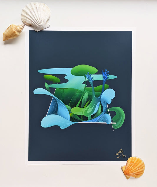 Art Print: Spirit of the Frog