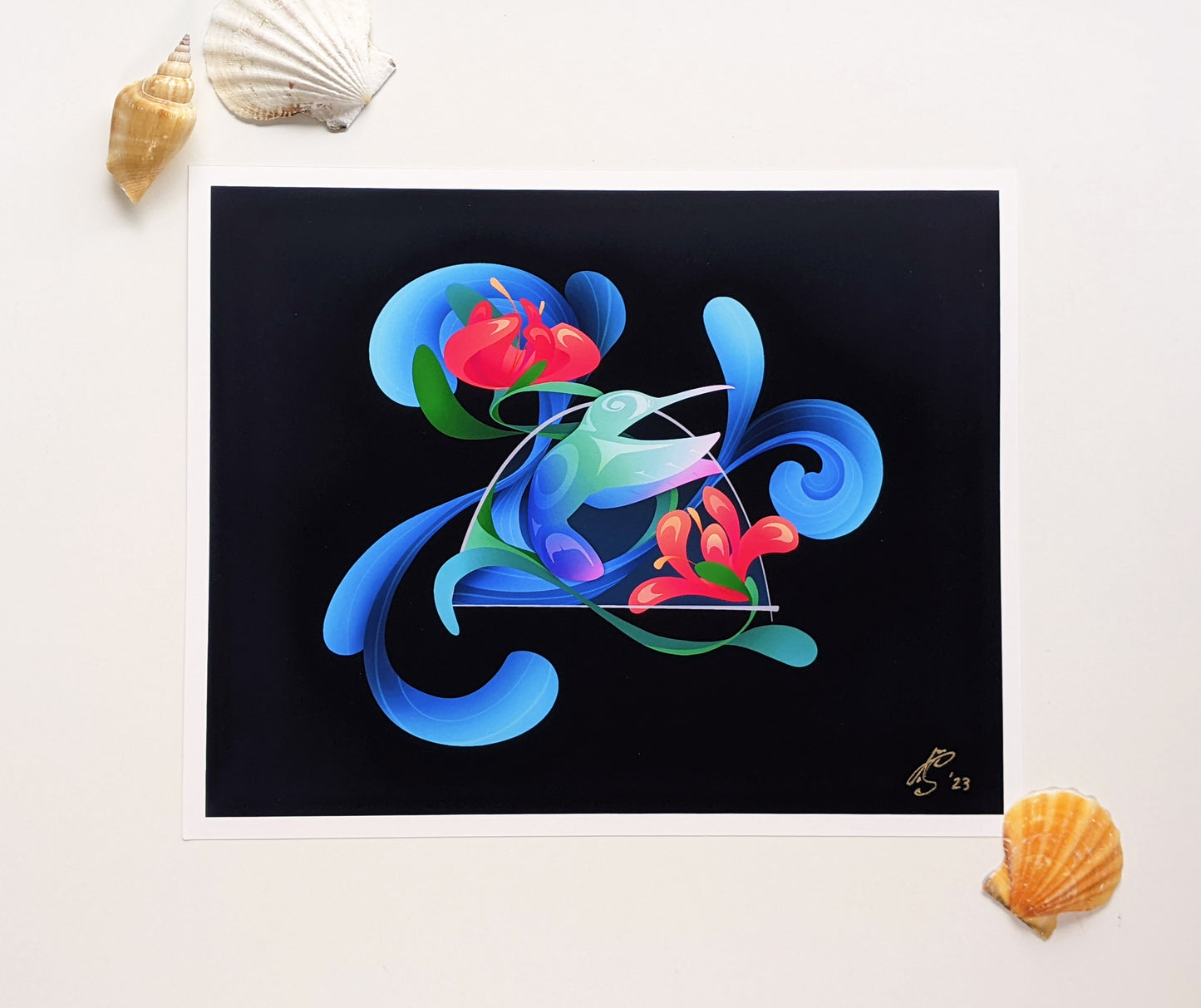 Art Print: Spirit of the Hummingbird