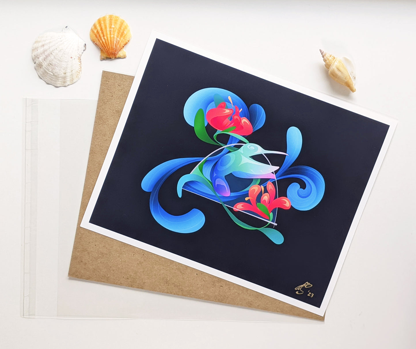Art Print: Spirit of the Hummingbird
