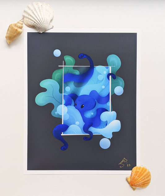Art Print: Spirit of the Octopus