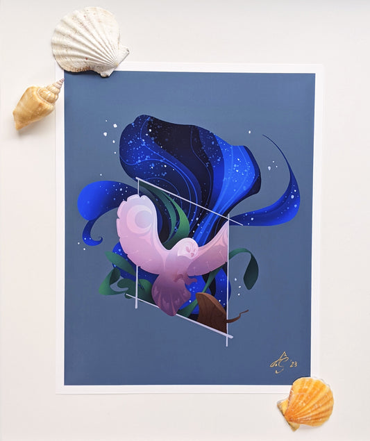 Art Print: Spirit of the Owl