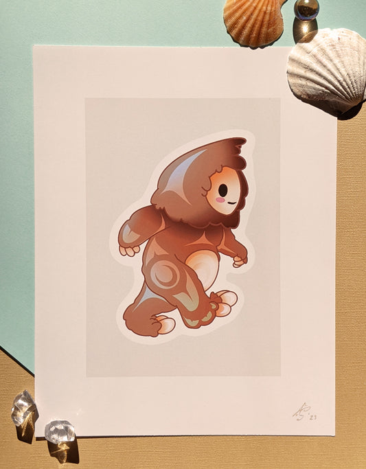 Art Print: Squatch On