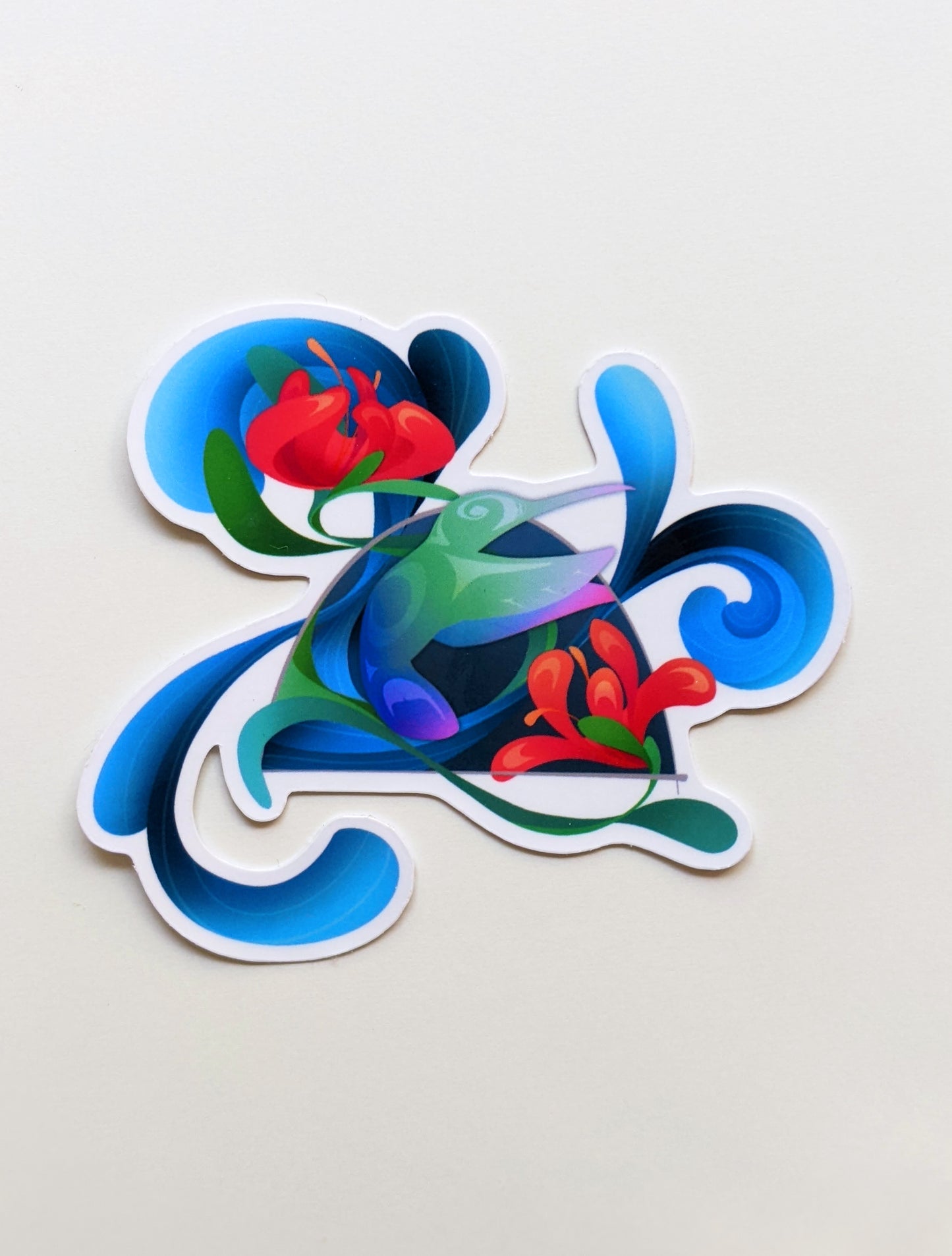 Sticker: Spirit of the Hummingbird