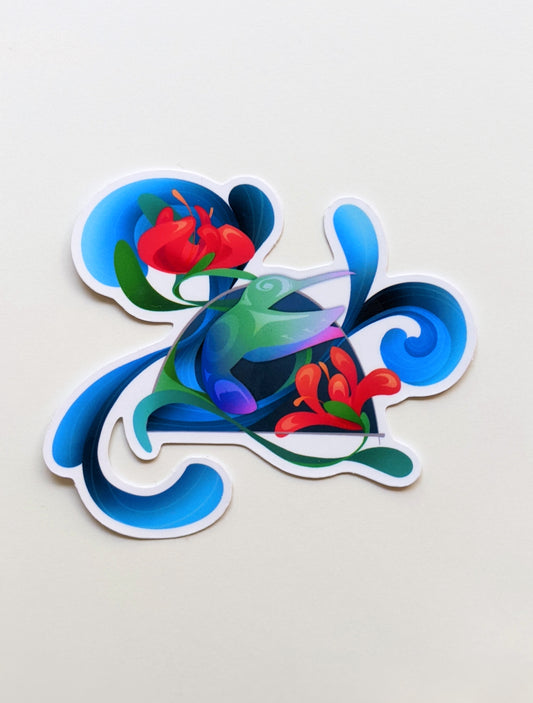 Sticker: Spirit of the Hummingbird