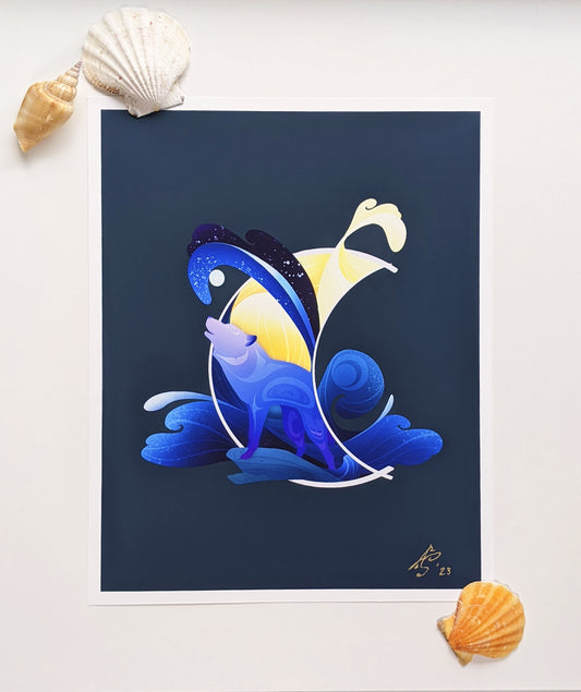 Art Print: Spirit of the Wolf
