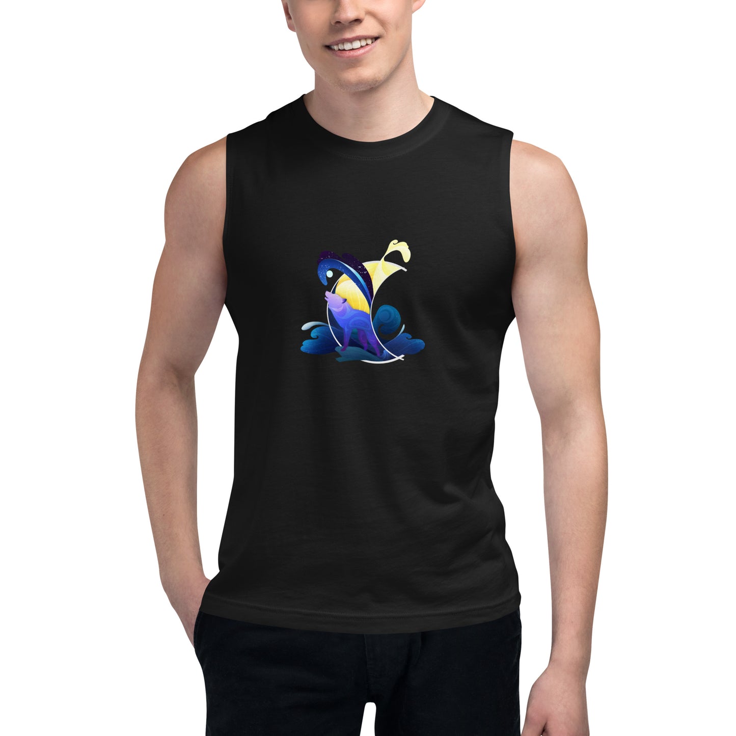 Muscle Shirt: Spirit of the Wolf