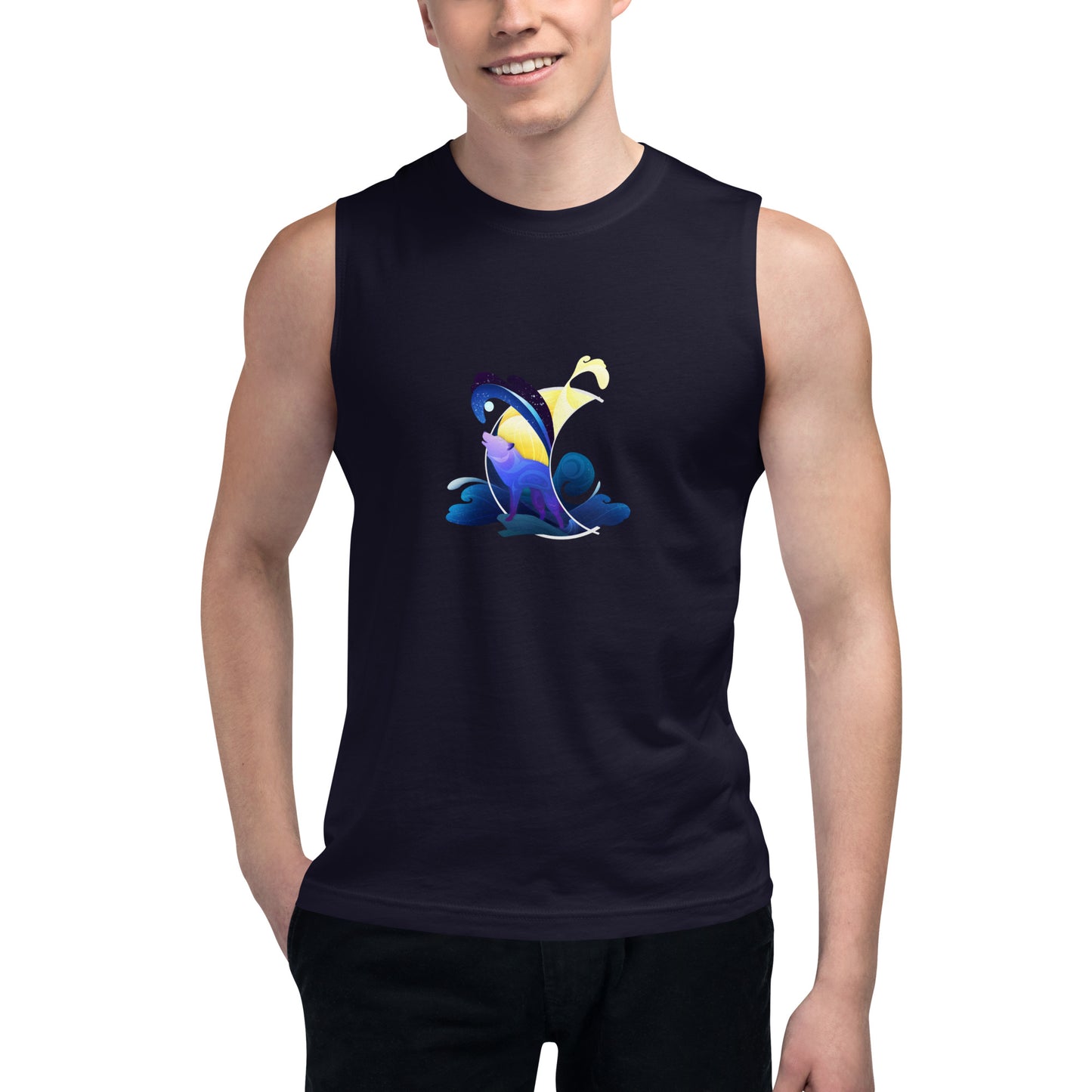 Muscle Shirt: Spirit of the Wolf