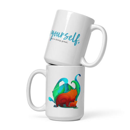 Spirit of the Bear, Inspirational Quote Mug