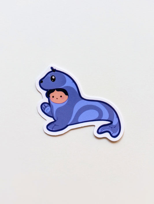 Mini Sticker: "Hello" Seal Friend (Qty.2)