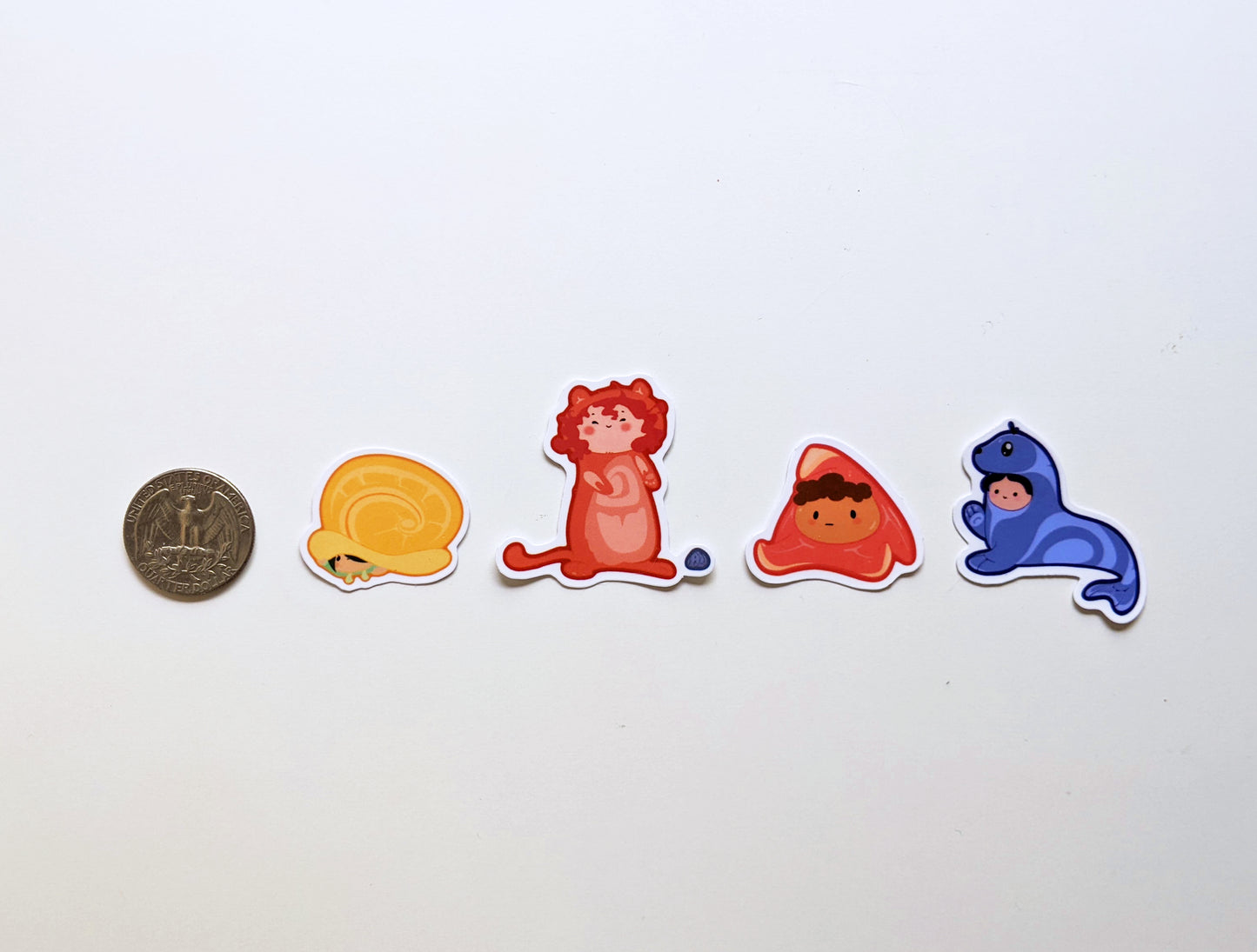 Mini Sticker: Happy Otter Friend (Qty. 2)