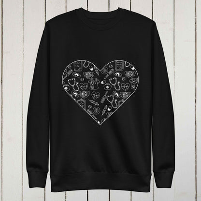 Native Medical Service Heart - Unisex Premium Sweatshirt