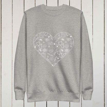 Native Medical Service Heart - Unisex Premium Sweatshirt