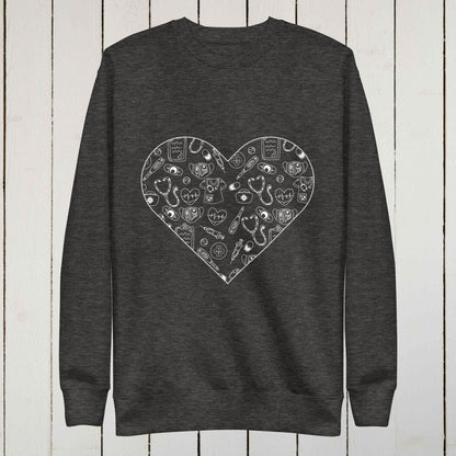 Native Medical Service Heart - Unisex Premium Sweatshirt