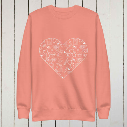 Native Medical Service Heart - Unisex Premium Sweatshirt