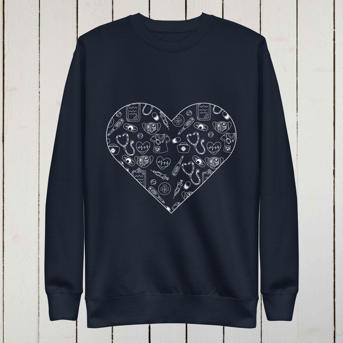 Native Medical Service Heart - Unisex Premium Sweatshirt