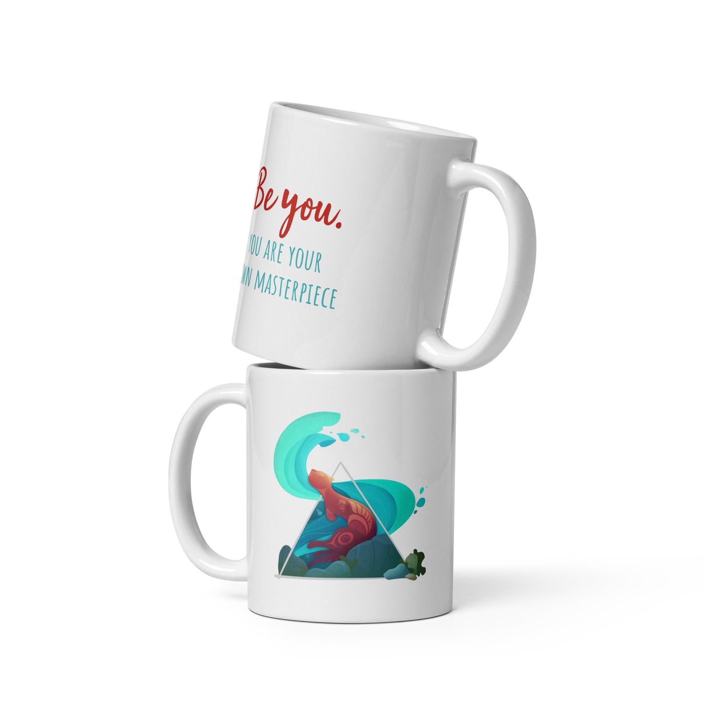 Spirit of the Otter, Inspirational Quote Mug