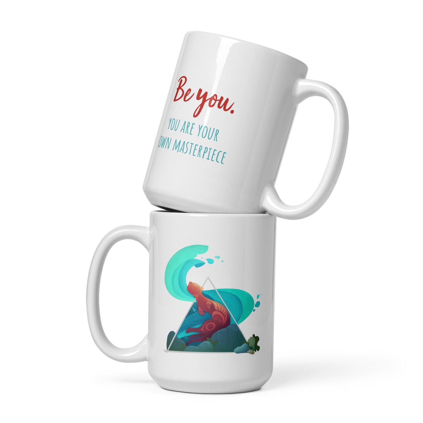 Spirit of the Otter, Inspirational Quote Mug