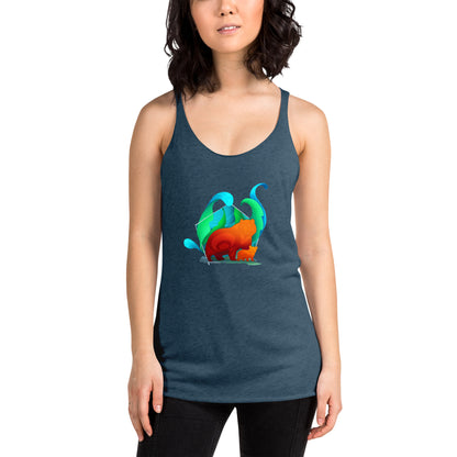 Women's Racerback Tank: Spirit of the Bear