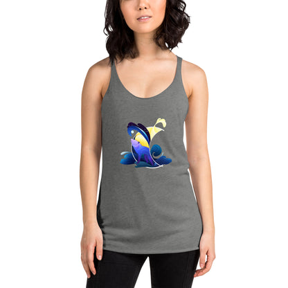 Women's Racerback Tank: Spirit of the Wolf