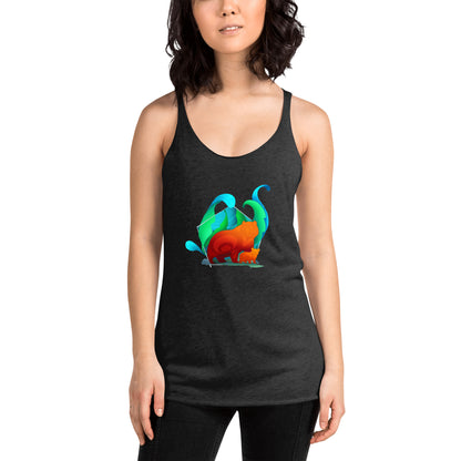 Women's Racerback Tank: Spirit of the Bear