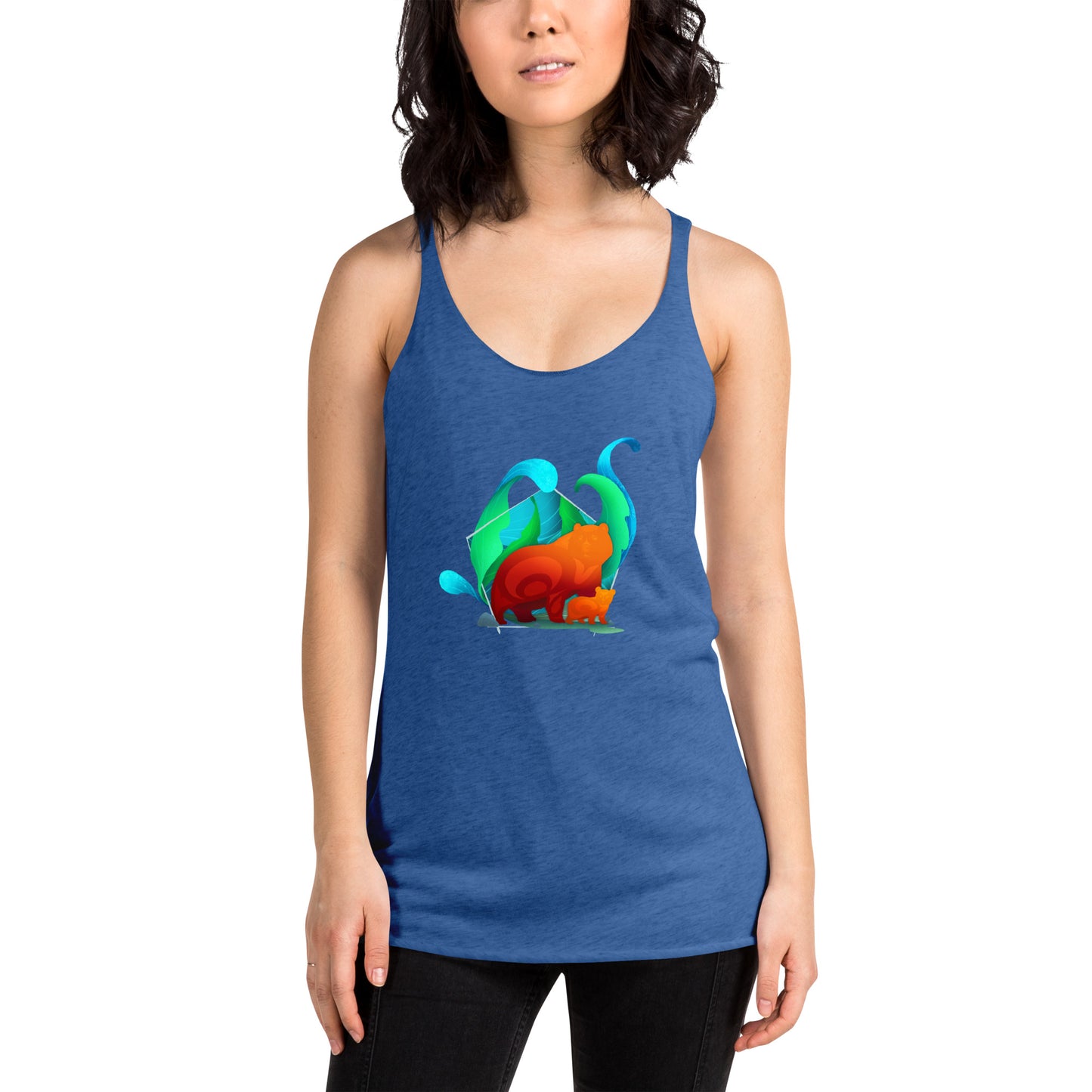 Women's Racerback Tank: Spirit of the Bear