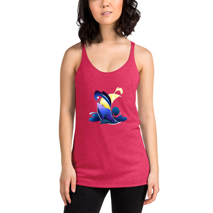 Women's Racerback Tank: Spirit of the Wolf