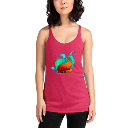 Women's Racerback Tank: Spirit of the Bear