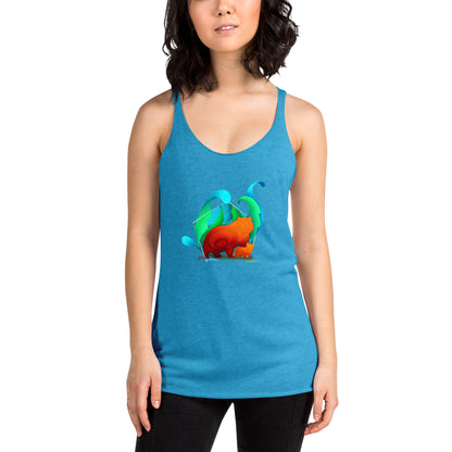 Women's Racerback Tank: Spirit of the Bear